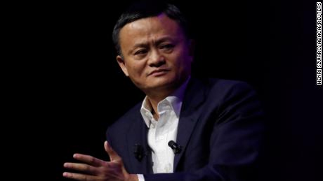 Jack Ma, founder of Alibaba, in Paris in 2019. 