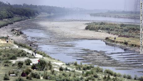 Yamuna River on May 1st in New Delhi, India. 
