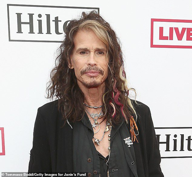 Health update!  On Tuesday, Aerosmith announced that lead player Stephen Tyler has been on a treatment program after he relapsed taking pain pills after foot surgery (pictured in 2019).