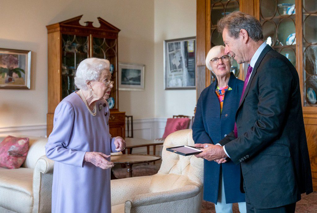 Queen Elizabeth, 96, last week in Scotland.