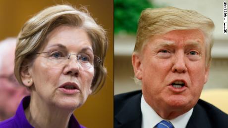 Here's the one issue Warren says she agrees with Trump