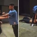 Blueface gets into a bizarre fight with Chrisean Rock in Hollywood, captured on video