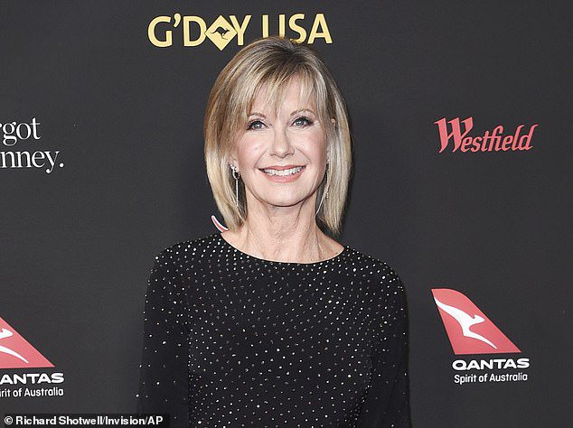 Olivia Newton-John (pictured) revealed in her autobiography the devastating details of her first cancer diagnosis and why she kept him away from her daughter Chloe Latanzi.