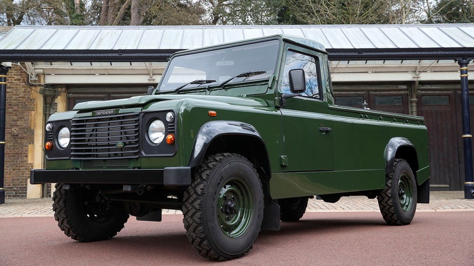 AA green Land Rover designed by Prince Philip