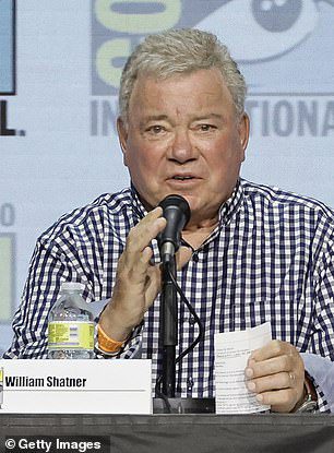Speaking out: William Shatner, 91, criticized his former Star Trek costumes after years of criticism of his behavior on the set of the 1960s sci-fi (pictured in July)