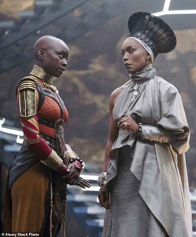 Join the Universe: A cast of stars set to join the Marvel Cinematic Universe in the long-awaited sequel to Black Panther (from left to right: Danai Gurira, Angela Bassett)